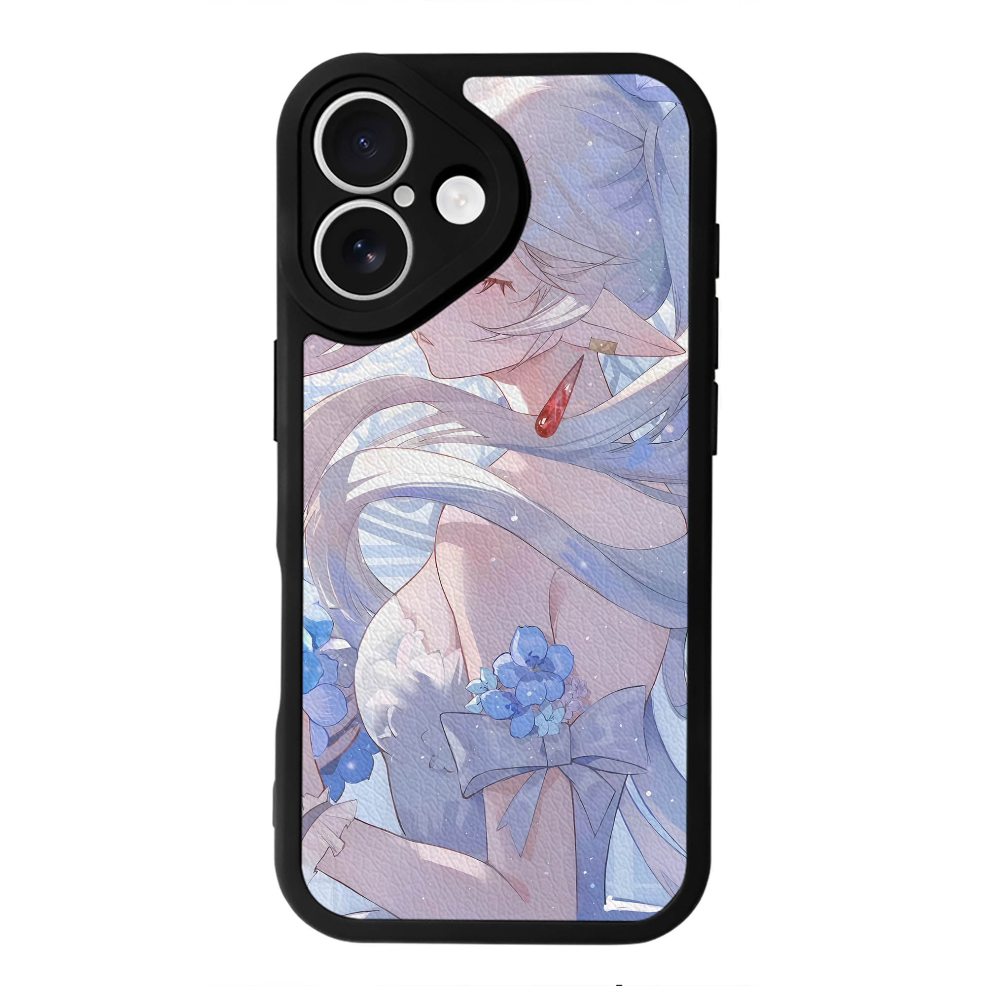 （画像用） 葬送のフリーレン Frieren 【iPhone 16シリーズ対応】シリコンスマホケース（レザー調） 材質：シリコン